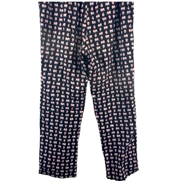 Vera Bradley Elephants Print Pajama Lounge Pants - Size Large. - Picture 3 of 3